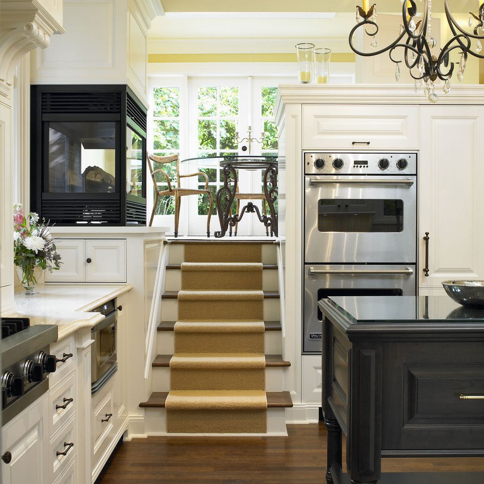 Split Level Remodel for a Traditional Kitchen with a Loft and Rattenbury Kitchen by the Sky is the Limit Design