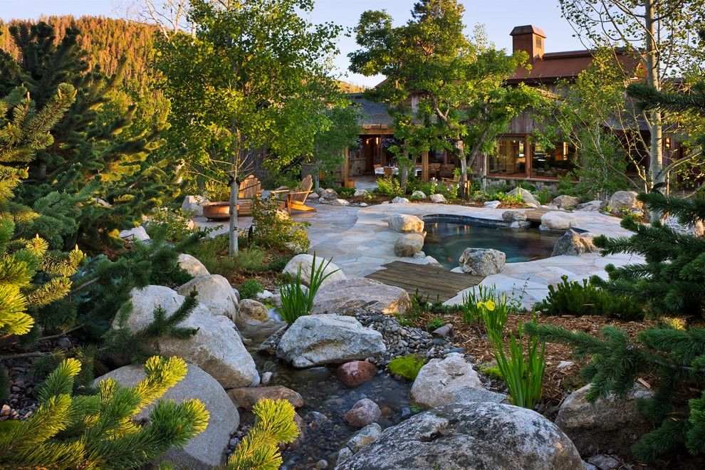 Steamboat Springs Elevation for a Asian Landscape with a Japanese Style and Steamboat Storm Meadow Drive Mountain/asian Fusion by Trilogy Partners