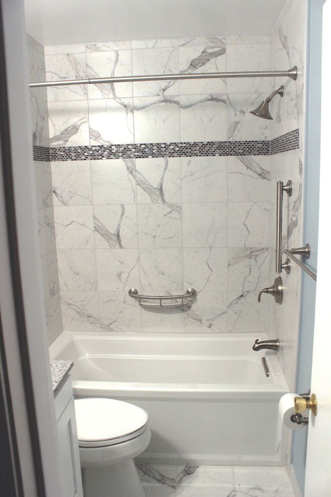 Stonepeak Ceramics for a Traditional Bathroom with a Shower and the Classic Collection by Stonepeak by Best Tile