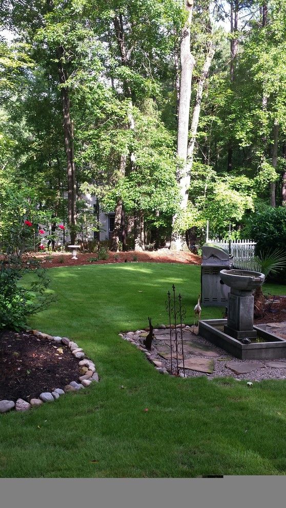 Super Sod for a Contemporary Landscape with a Zoysiagrass and Emerald Zoysia in Dappled Shade by Super Sod