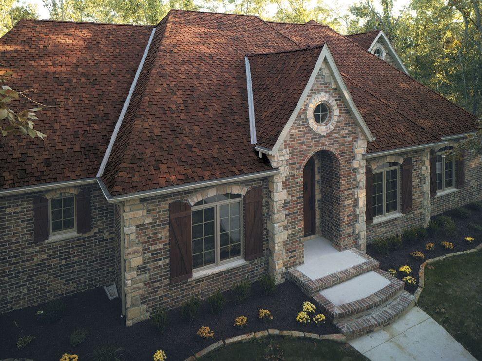 Tamko Heritage for a  Spaces with a Red Shingles and Residential Roofing by Tamko Building Products, Inc.