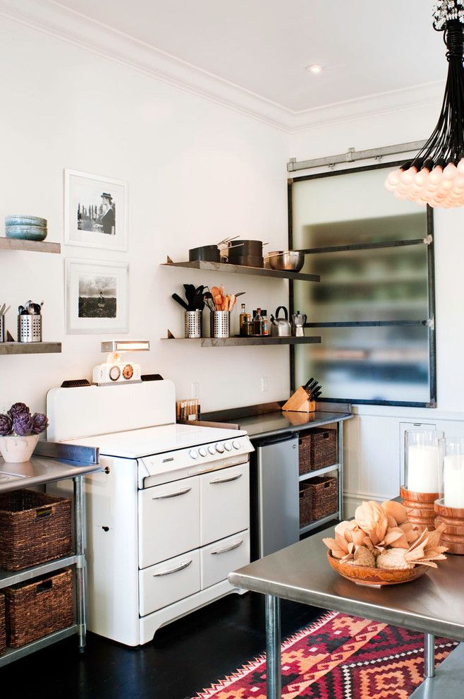 Tap Plastics for a Shabby Chic Style Kitchen with a Area Rug and Potrero Hill by Antonio Martins Interior Design