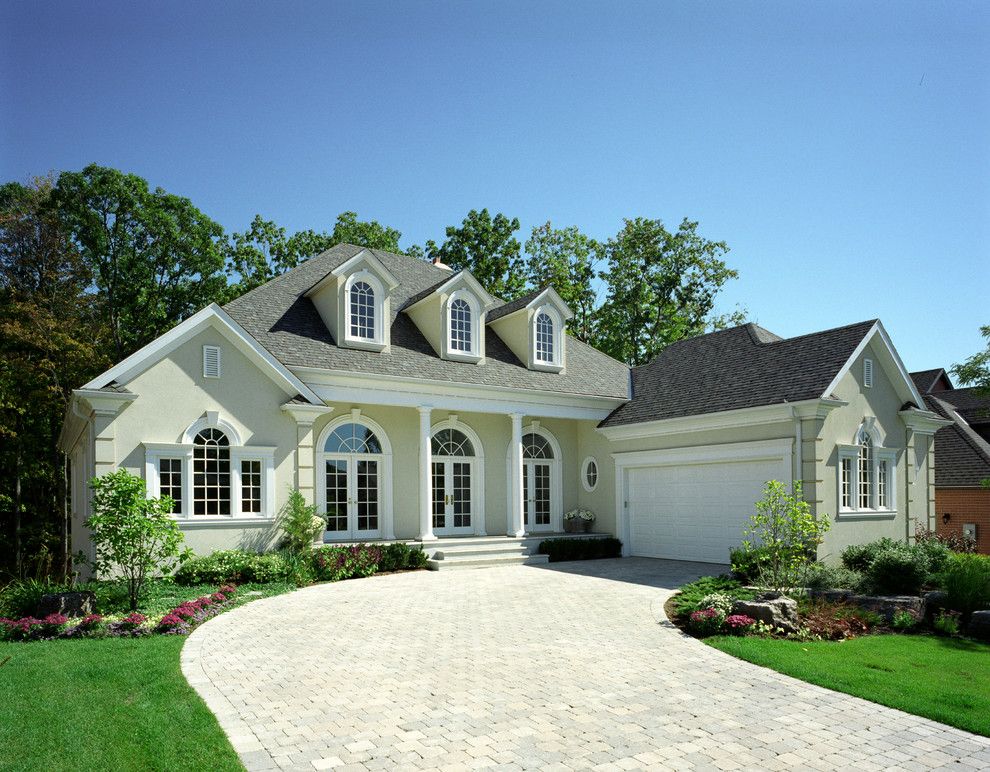 Tar and Chip Driveway for a Transitional Exterior with a Windows and Doors and Earthwise Windows & Doors by Earthwise Windows and Doors