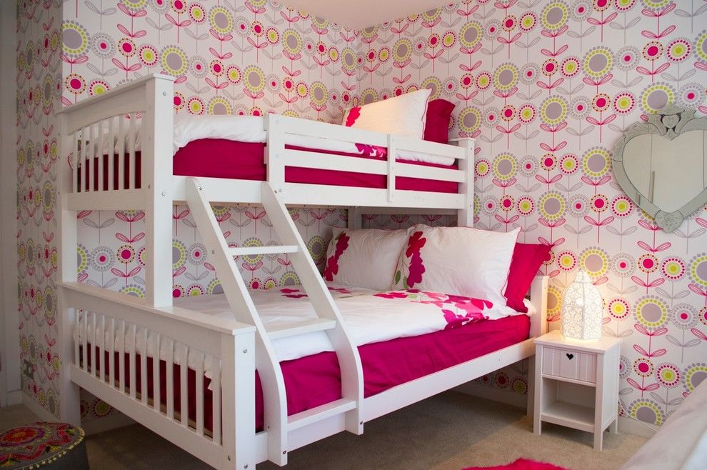 Teenage Girl Bedroom Ideas for a Contemporary Kids with a Space Saving Ideas for Small Bedrooms and Girls Bedroom by Lli Design