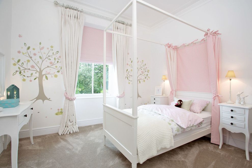 Teenage Girl Bedroom Ideas for a Traditional Kids with a Dressing Table and Orchid Newton by Pf Furnishings Ltd T/as Paul Fisher