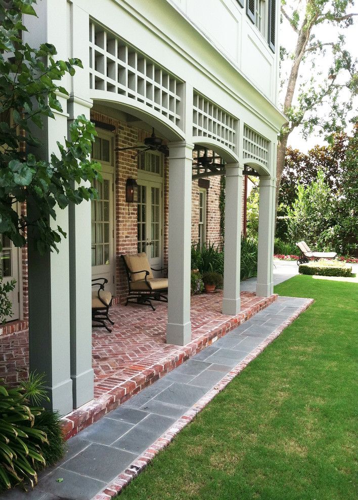 Tellepsen for a Traditional Porch with a Traditional and Inverness Southern Garden by Tellepsen Landscaping