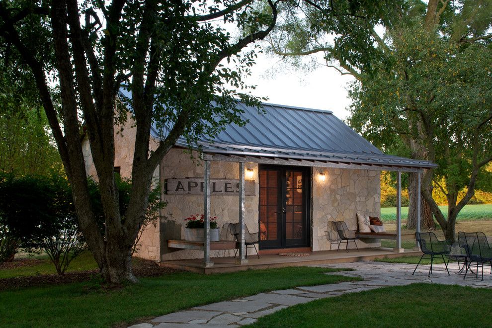 Texas Casual Cottages for a Eclectic Exterior with a Guest House and Stone House by Northworks Architects and Planners