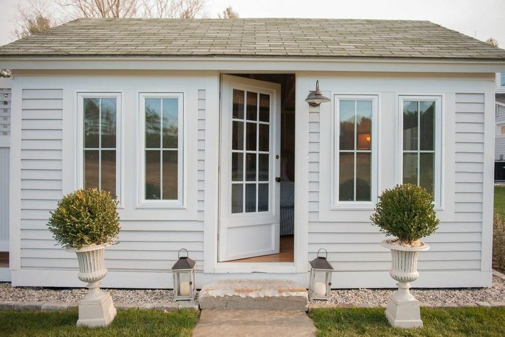 Texas Casual Cottages for a Farmhouse Shed with a Farmhouse and Flanagan Farm Portland Maine by Nastasi Vail Design