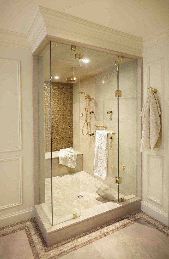 Thermasol for a Traditional Bathroom with a Burlington and Regina Sturrock Design Inc. Couples Retreat by Regina Sturrock Design Inc.