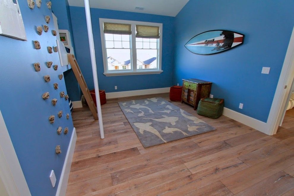 Titan Homes for a Beach Style Kids with a Shark Picture and Utah Valley Parade of Home Boys Room by Titan Homes