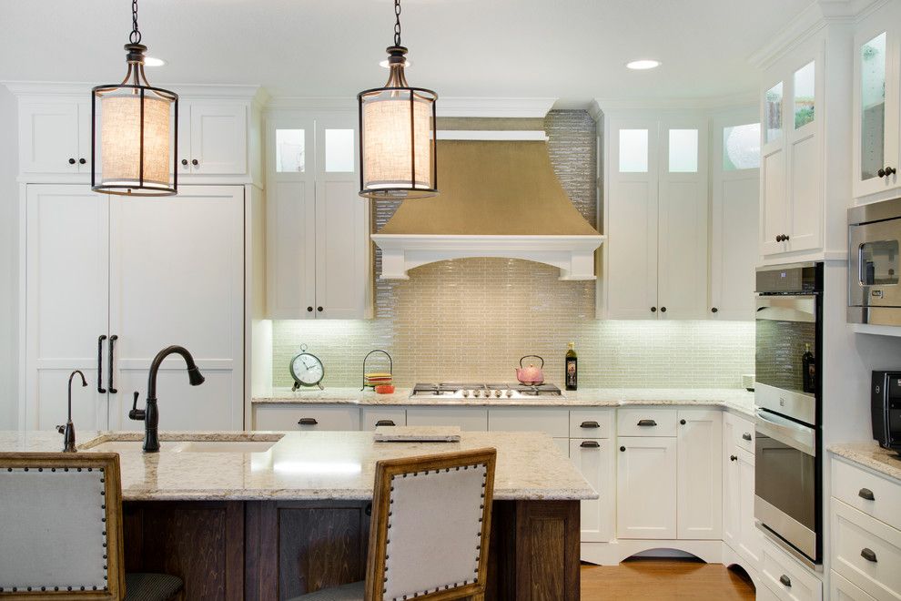 Tjb Homes for a Traditional Kitchen with a Custom Wood Range Hood and Langsev Whole Home Remodel by Tjb Homes, Inc. Remodeling Division