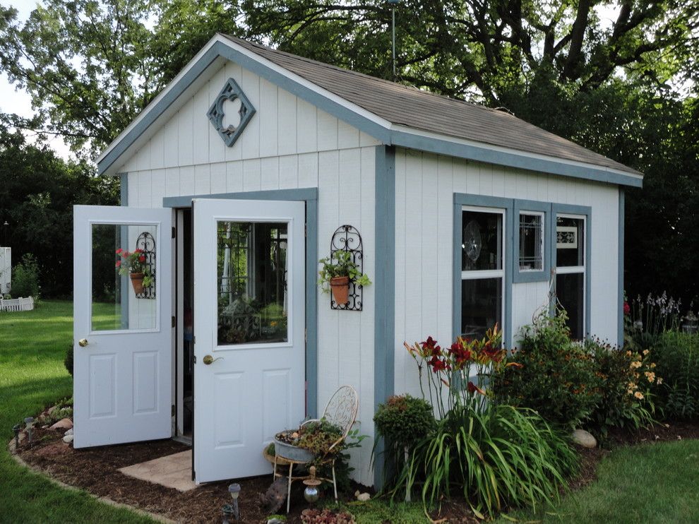 Tlc Landscaping for a Rustic Shed with a Garden Shed and Shed by Gmh Construction