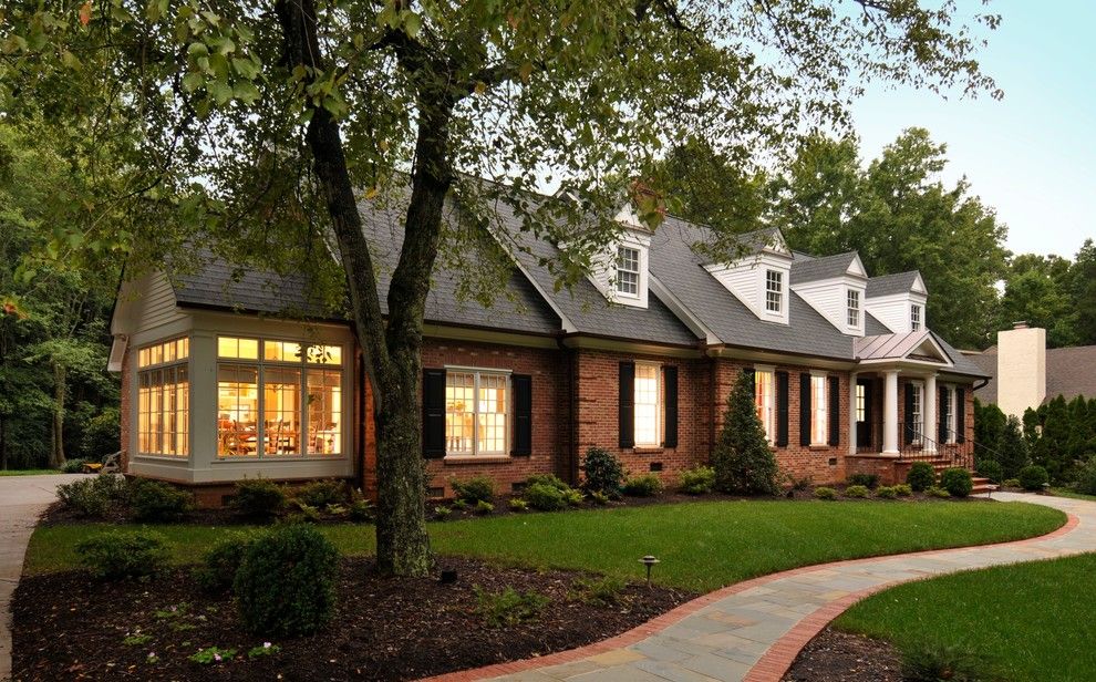 True Homes Charlotte Nc for a Traditional Exterior with a Path and Additions & Renovations by Advanced Renovations, Inc.