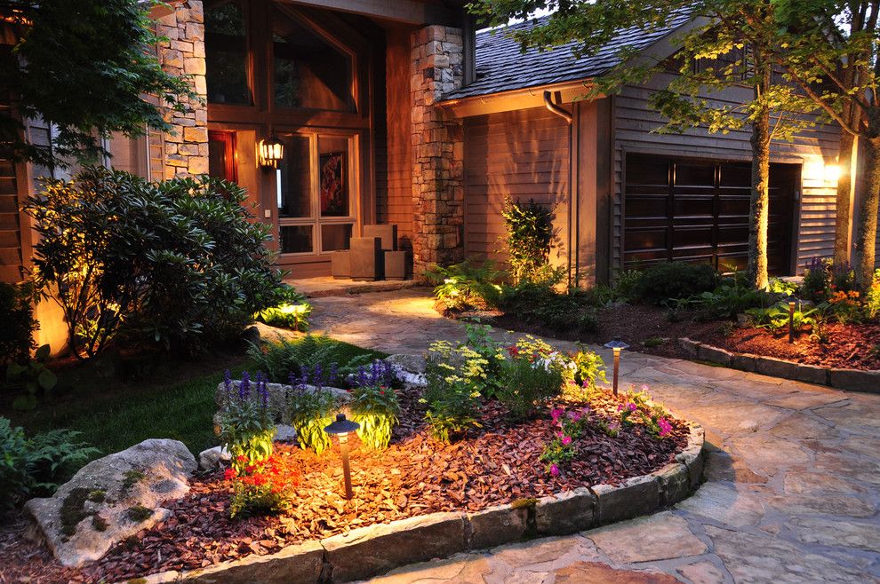 True Homes Charlotte Nc for a Traditional Landscape with a Planter Edge Design and a Mountain Landscape by J'nell Bryson Landscape Architecture