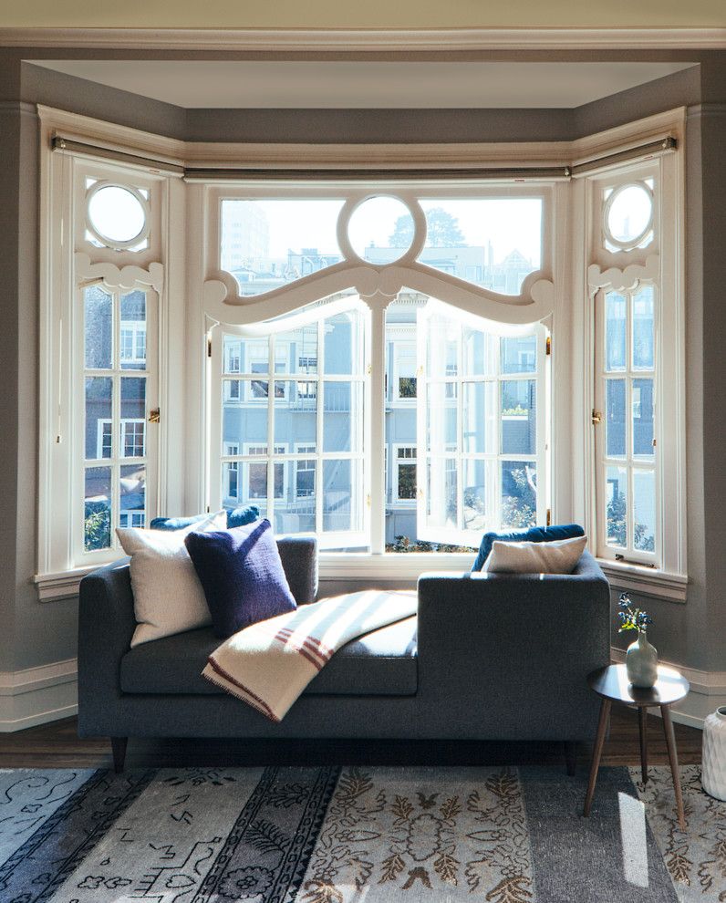 Trulia San Francisco for a Victorian Bedroom with a Chez Lounge and San Francisco Penthouse Condo by Storey Design
