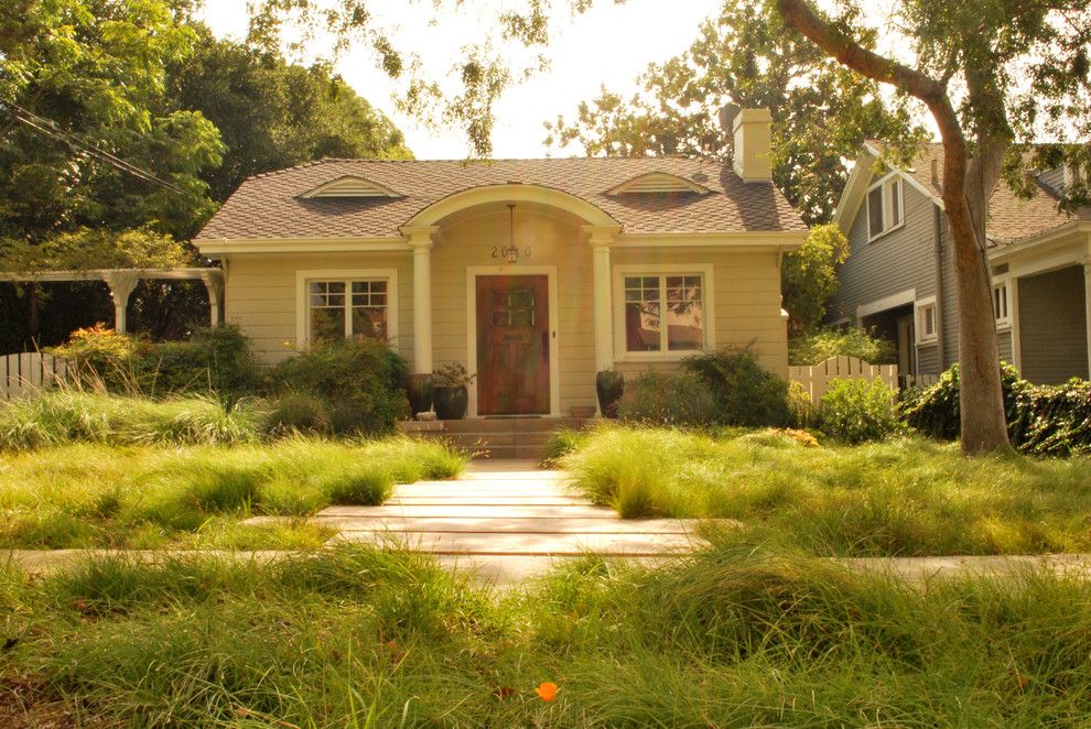 U Save Rockery for a Transitional Landscape with a Meadow and South Pasadena Eclectic by June Scott Design