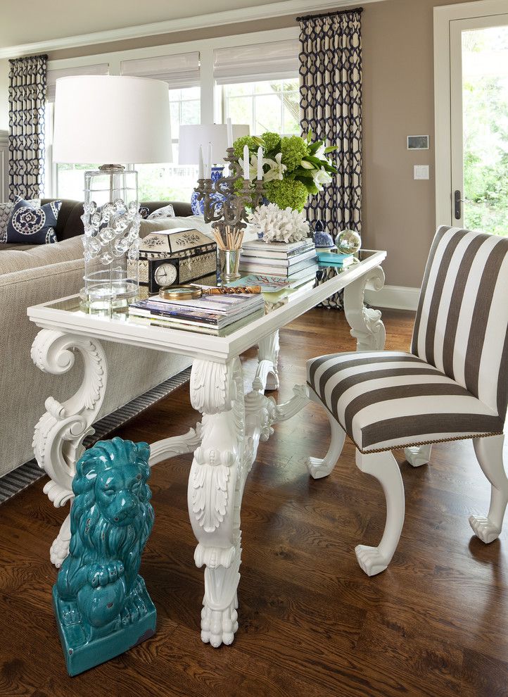 Valley Forge Flowers for a Eclectic Home Office with a Eclectic and Eclectic Home Office by Oharainteriors.com