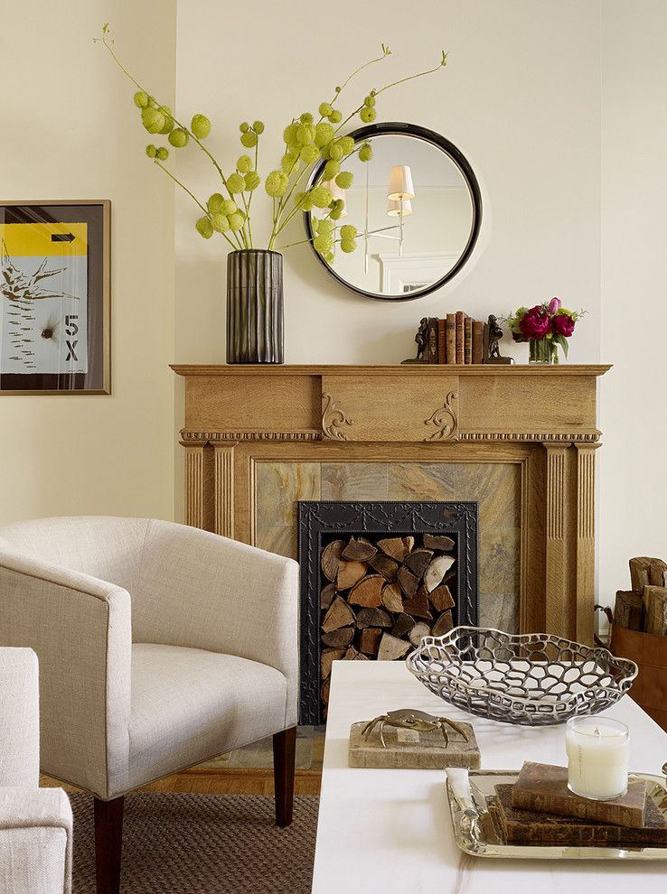 Valley Forge Flowers for a Transitional Living Room with a Artwork and Noe Valley Living Room by Jute Interior Design