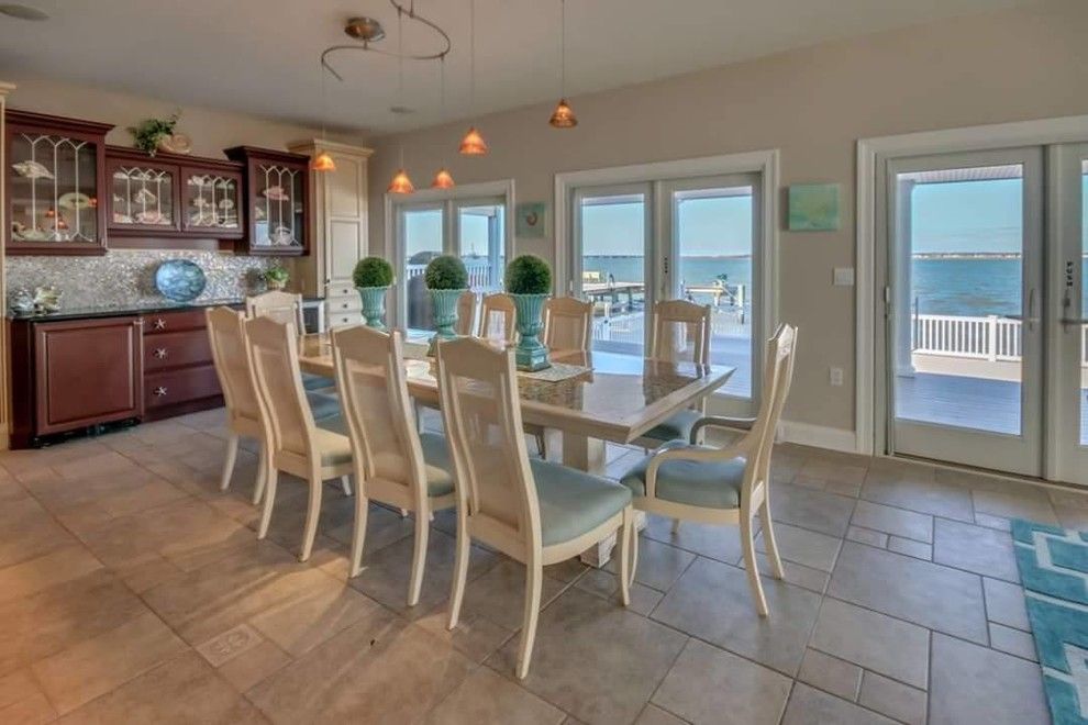 Value City Furniture Nj for a Beach Style Kitchen with a Nj Home Stager and Luxury Home Staging in Ocean City, Nj  08226 Cape May County, Nj by Beautiful Interiors Design Group