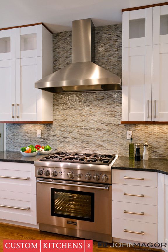 Virginia Mist Granite for a Traditional Kitchen with a Traditional and Contemporary #1 by Custom Kitchens Inc