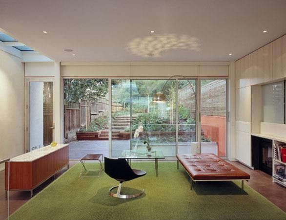 Walkout Basement for a Modern Family Room with a Recessed Lighting and Fougeron Architecture by Fougeron Architecture Faia