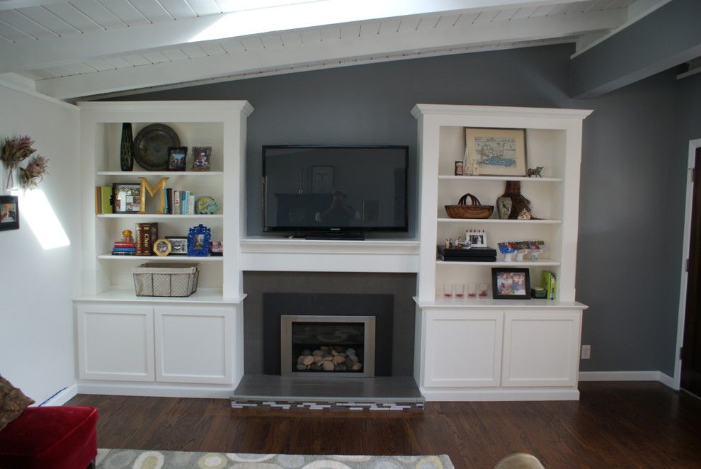 Walnut Creek Medical Group for a Modern Family Room with a Built in and Walnut Creek   Modern Kitchen by Hearthstone Building Group, Inc.