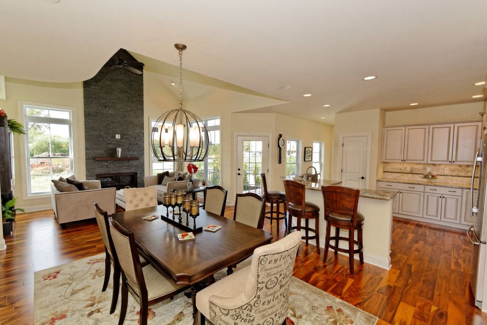 Walnut Creek Theater for a Traditional Dining Room with a Traditional and Village at Shaker Creek by Viscusi Builders Ltd.