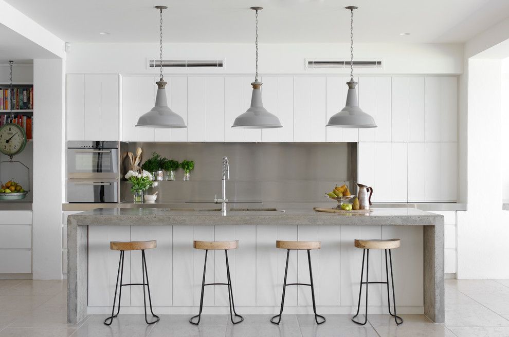 Walters Electric for a Beach Style Kitchen with a Beach Home and Watsons Bay Beach House by Walter Barda Design