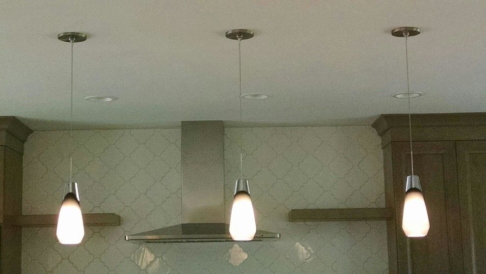 Walters Electric for a Contemporary Kitchen with a Pendant Lighting and Lighting Installations by Walter Electric