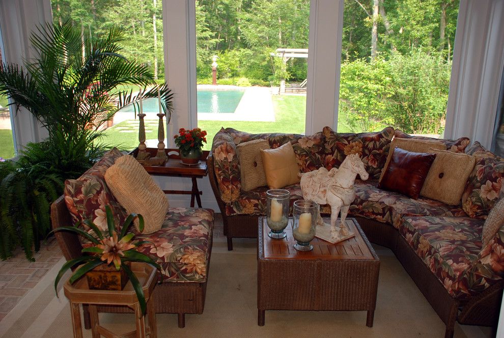 Walters Wicker for a Contemporary Porch with a Contemporary and Peter S. Balsam by Peter S. Balsam Associates