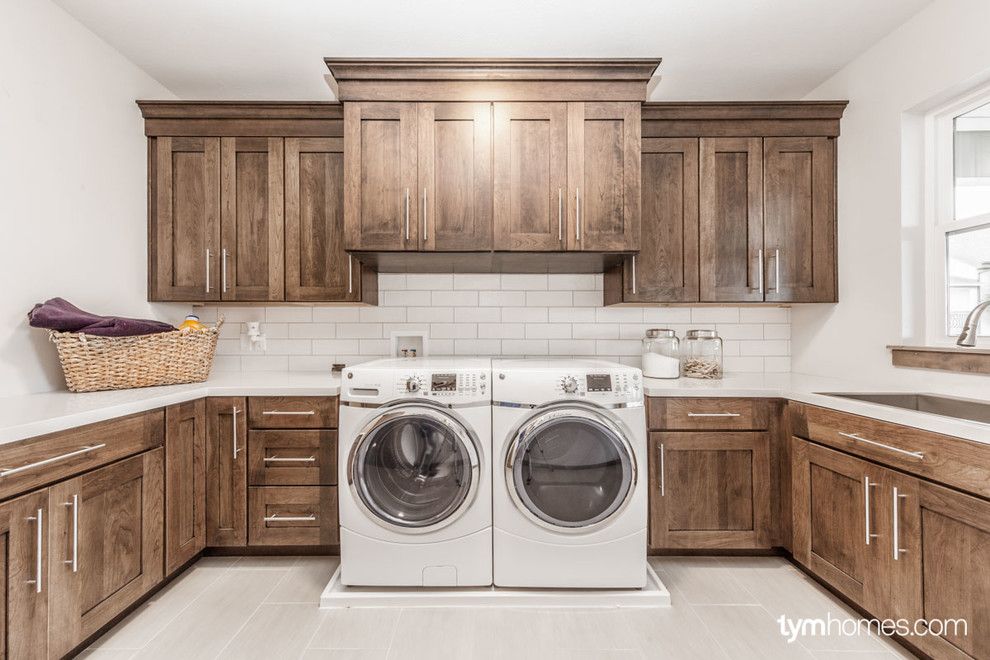 Wardcraft Homes for a  Laundry Room with a Luxury Home and 