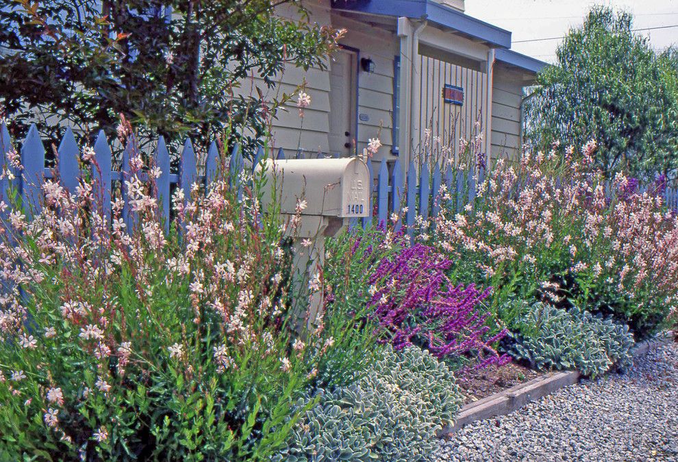 Water Spicket for a Traditional Exterior with a Wood Fencing and Private Residence Capitola, Ca by Elemental Design Group