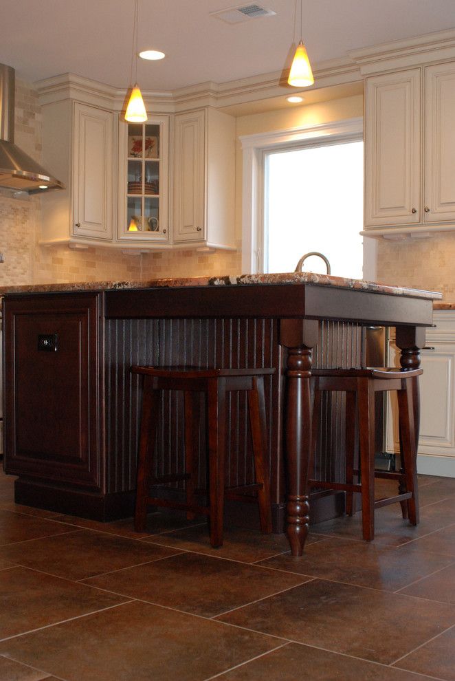 Waypoint Cabinets for a Traditional Kitchen with a Waypoint Living Spaces and Cranbury Design Center by Cranbury Design Center Llc