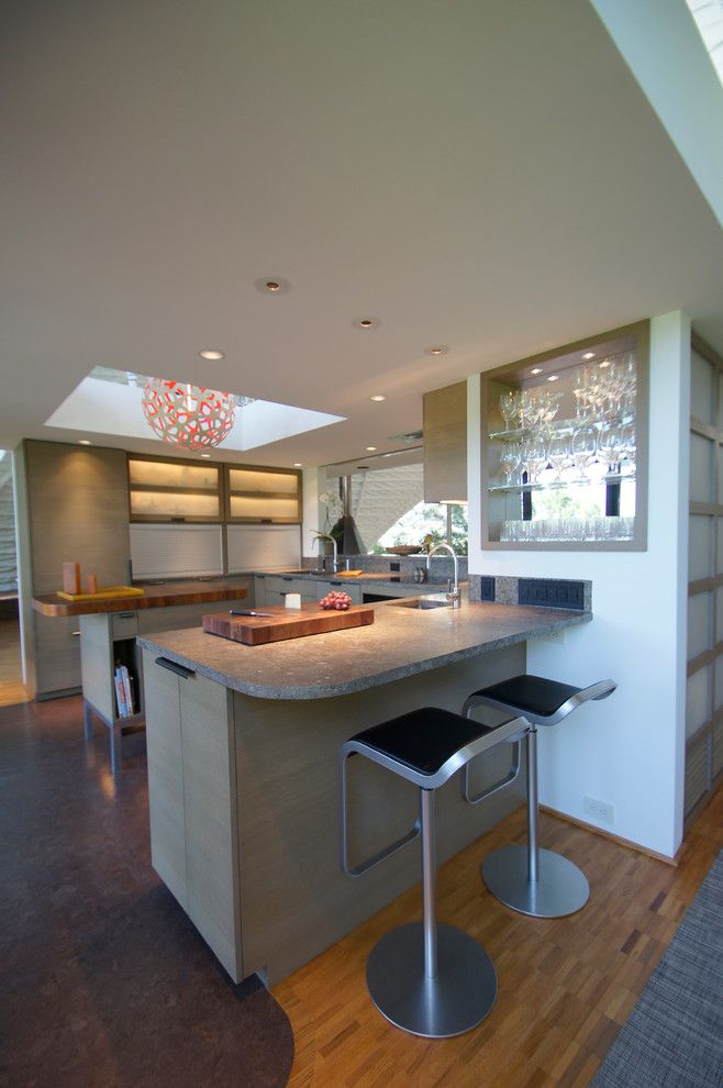 Westlake Residential for a Modern Kitchen with a Open Shelving and Westlake Kitchen Remodel by Meier Residential