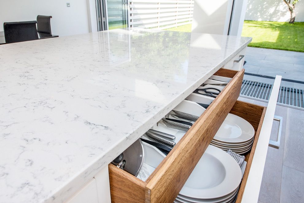 What is Silestone for a Contemporary Kitchen with a Contemporary and Bishops Park by Cato Creative Ltd