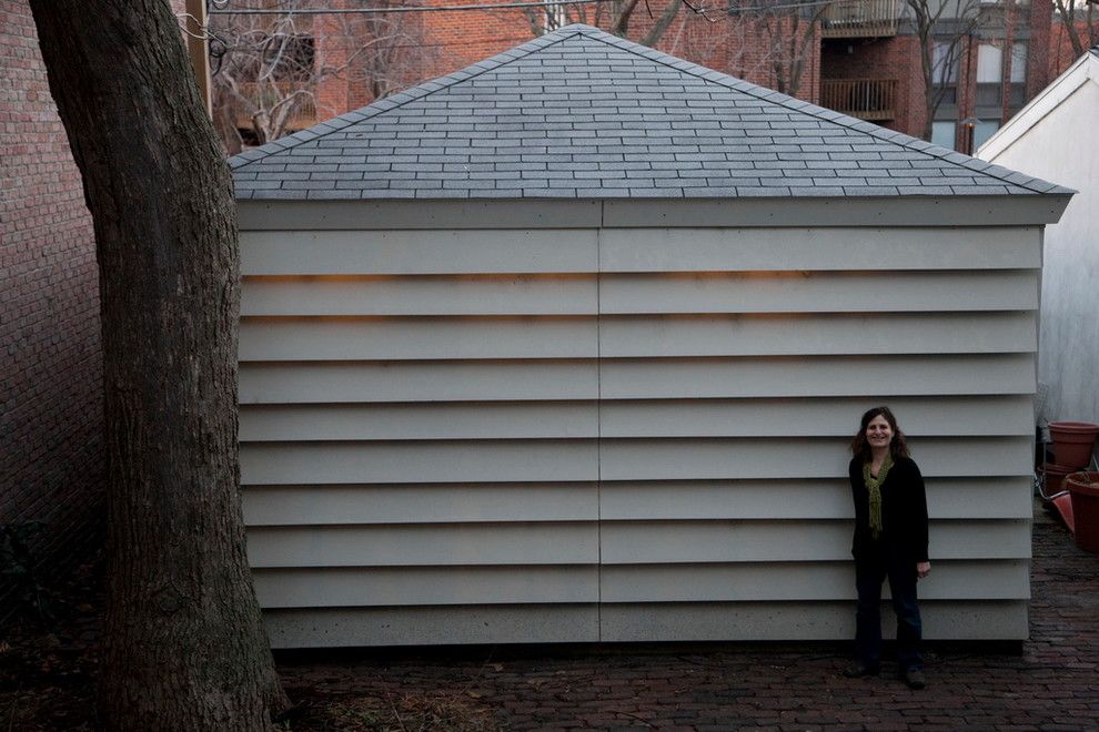 Wheeler Metals for a Contemporary Shed with a Contemporary and Wheeler Garage by Wheeler Kearns Architects