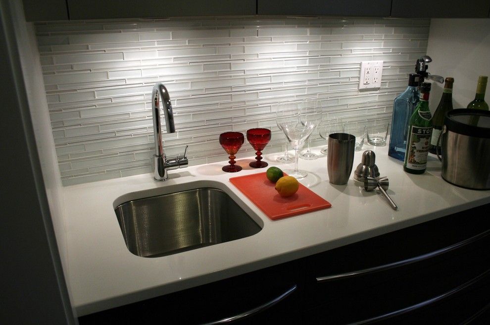 Whitehaus for a Contemporary Kitchen with a Brushed Stainless Steel and Contemporary in Connecticut by Whitehaus Collection