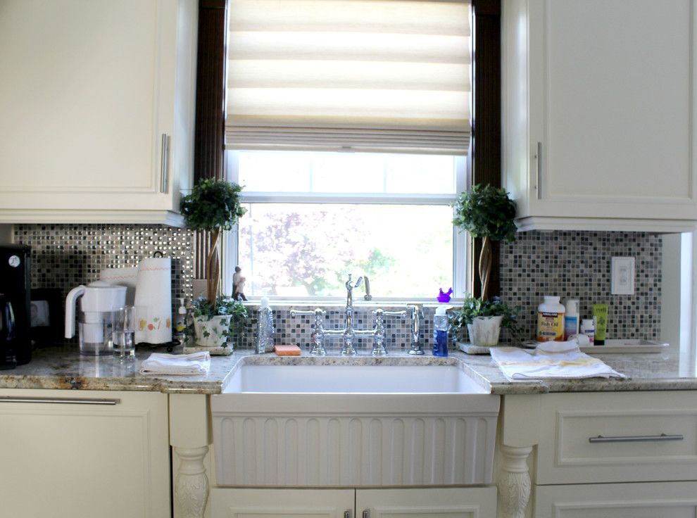 Whitehaus for a Traditional Kitchen with a Whitehaus Fireclay and Whitehaus Kitchen by Decor Island