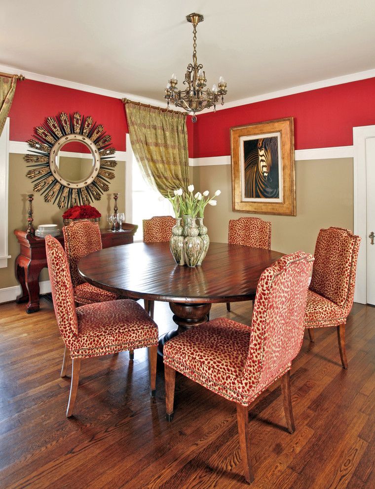 Woodbridge Furniture for a Traditional Dining Room with a Historical and Ft. Worth Historical Residence by Dona Rosene Interiors