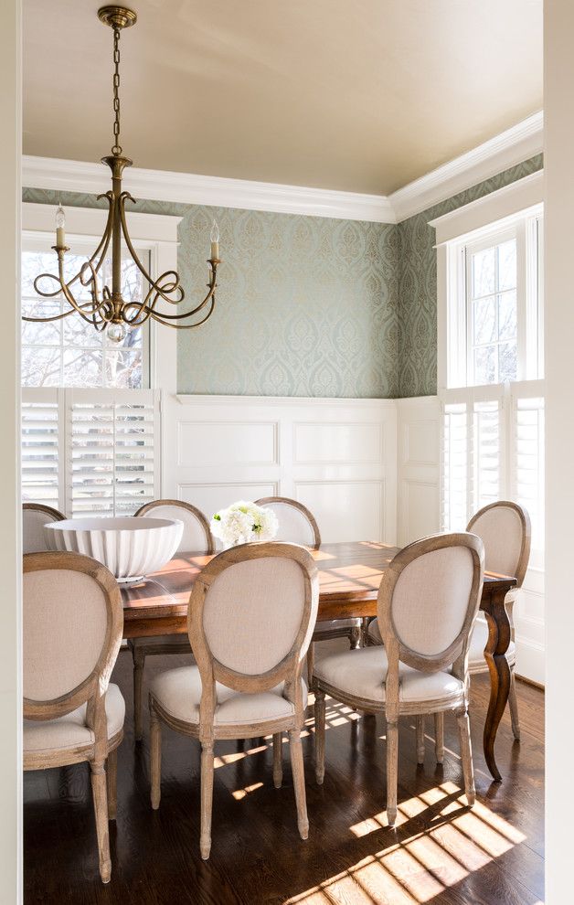 Woodbridge Furniture for a Traditional Dining Room with a Warm and Bethesda Residence by Homegrown Decor, Llc