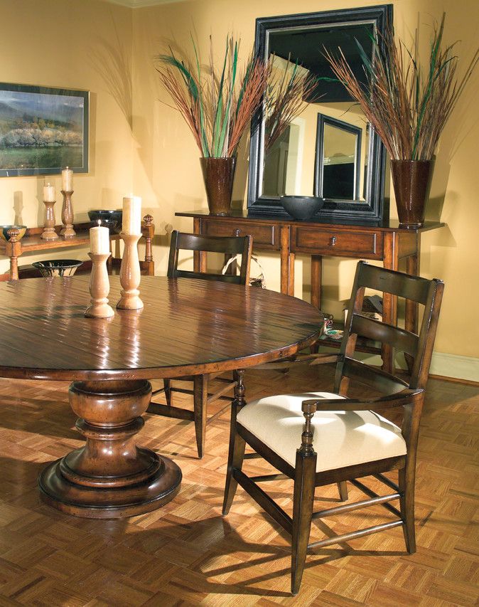 Woodbridge Furniture for a Transitional Dining Room with a Woodbridge Dining Rooms and Woodbridge Furniture Blending Classic with Casual by Good's Home Furnishings