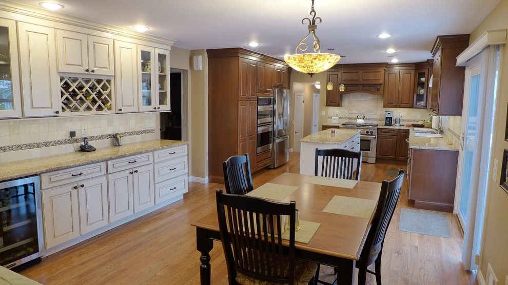 Yorktowne Cabinets for a Traditional Kitchen with a Maple and Montville Project by Blue Ridge Kitchens & Baths