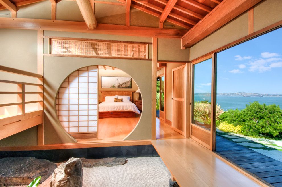 Zen Bedrooms for a Asian Bedroom with a Views and Classical Japanese Meets American Techno Luxe by Decker Bullock Sotheby's International Realty