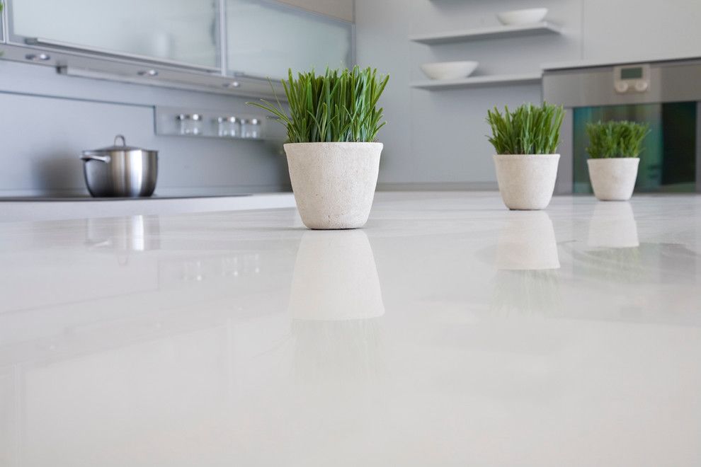 Zodiaq Quartz for a Contemporary Kitchen with a Contemporary and 990 Oceanfront Dennis Owen Photography by Abodwell Interior Design  Brittney Fischbeck