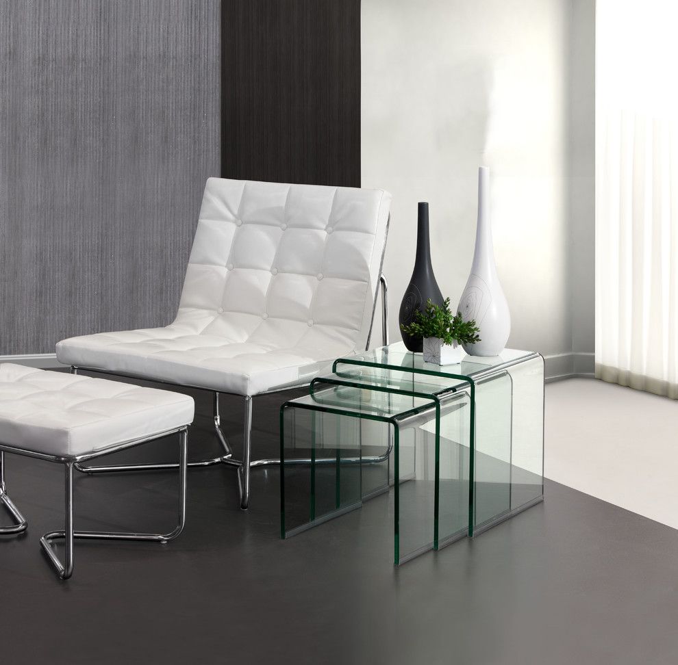 Zuomod for a Modern Living Room with a Modern Coffee Tables and Explorer Nesting Tables by Zuo Modern by Cressina