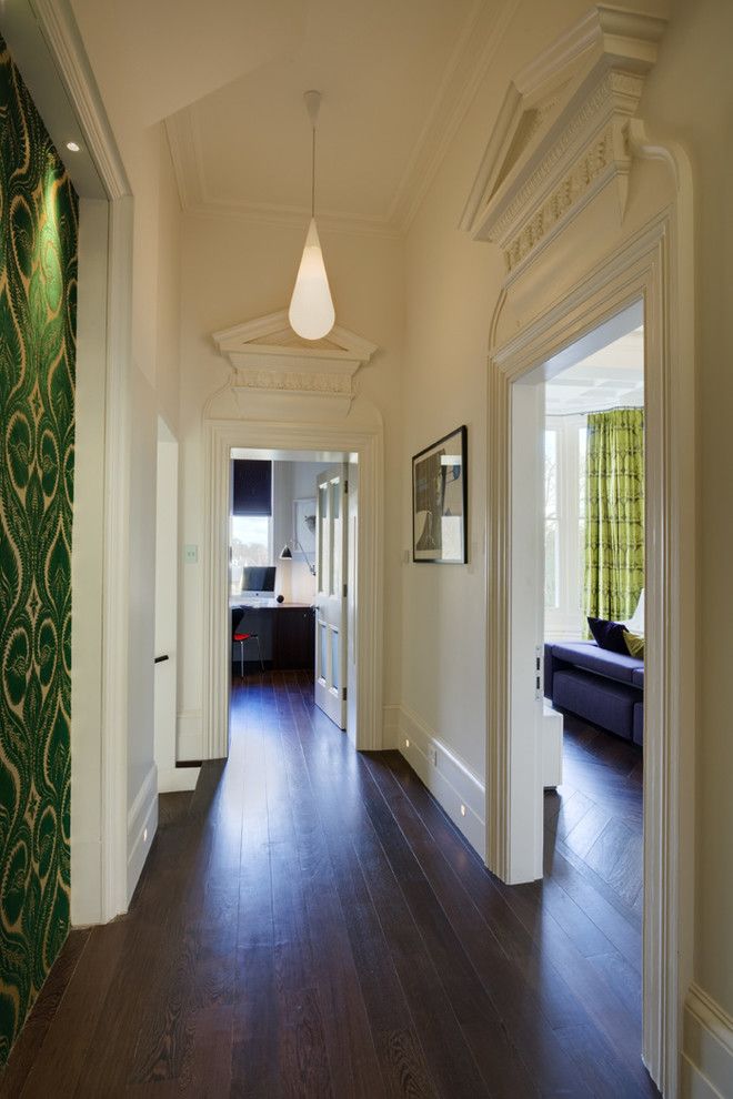 Allure Apartments for a Contemporary Hall with a Door Molding and Hampstead Apartment No 1 by Stephen Fletcher Architects