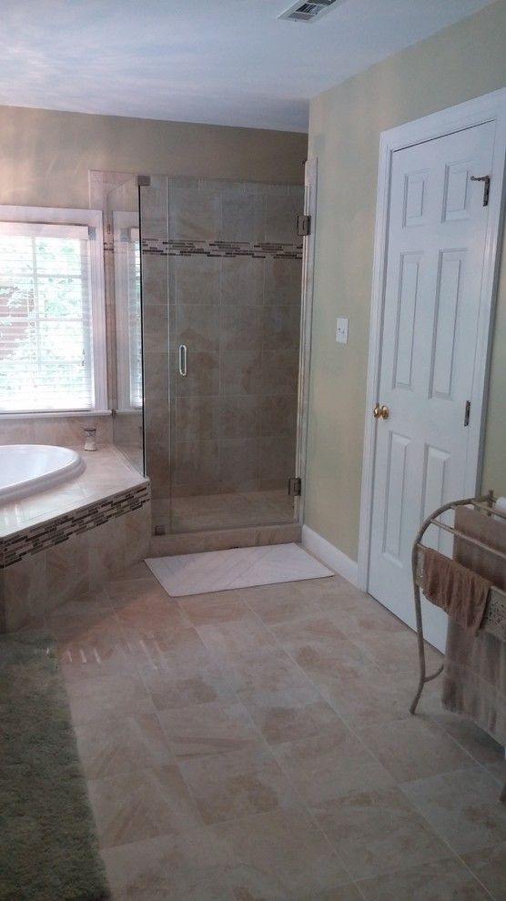 Apex Plumbing for a Traditional Bathroom with a Bathroom Remodel and Verrilli by Designhouse Kitchen and Bath, Llc