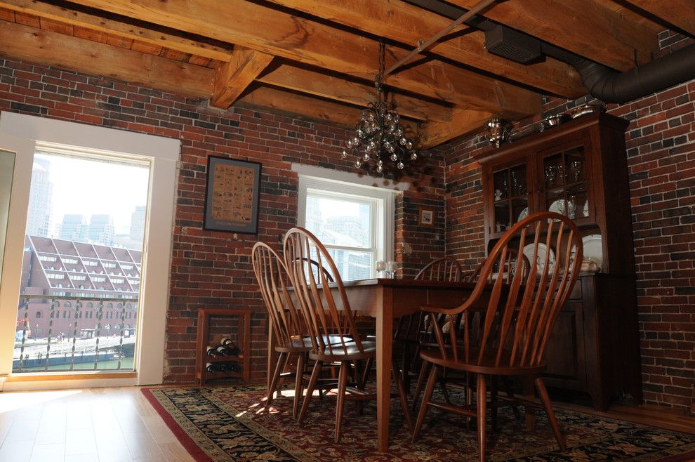 Apex Plumbing for a Traditional Dining Room with a Shower Head and North End Waterfront Townhome by Frank Webb's Bath Center