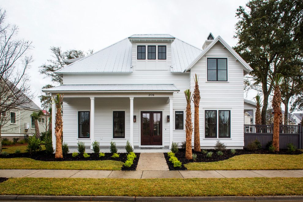 Charleston Forge for a Modern Exterior with a Coastal Home and Simmons Forge 1, Daniel Island, South Carolina by Shelter Custom Built Living