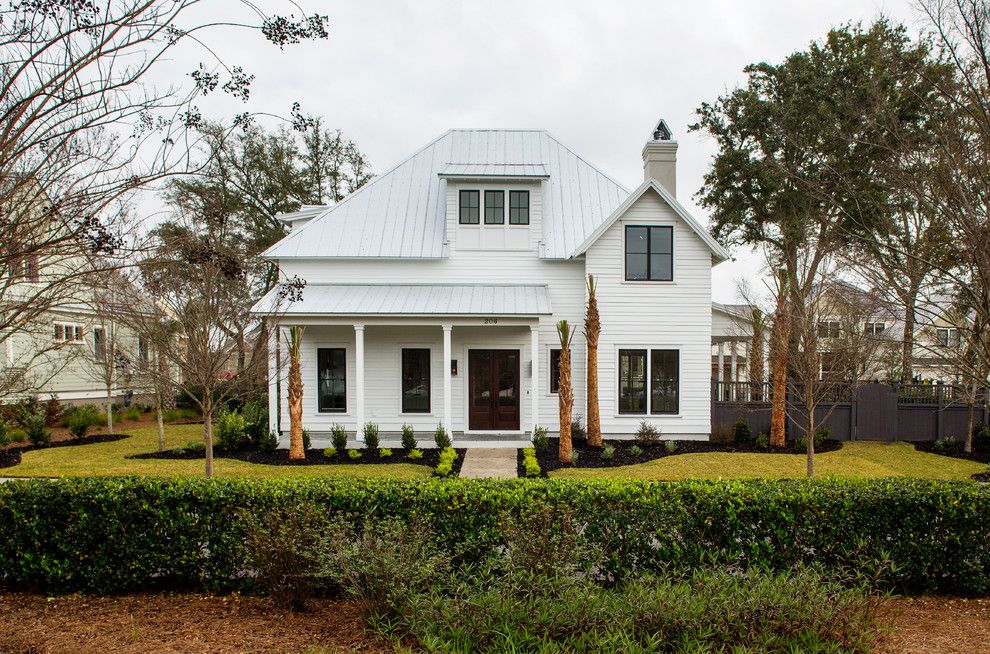 Charleston Forge for a Modern Exterior with a South Carolina and Simmons Forge 1, Daniel Island, South Carolina by Shelter Custom Built Living